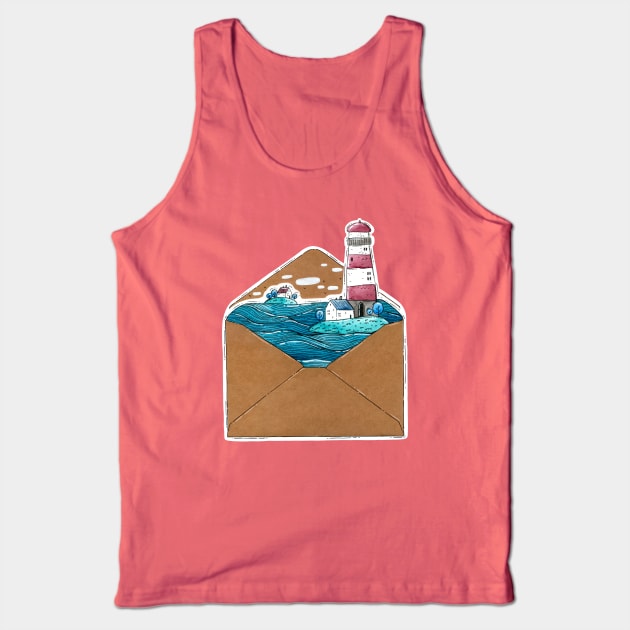 Sea Envelope Tank Top by Tania Tania